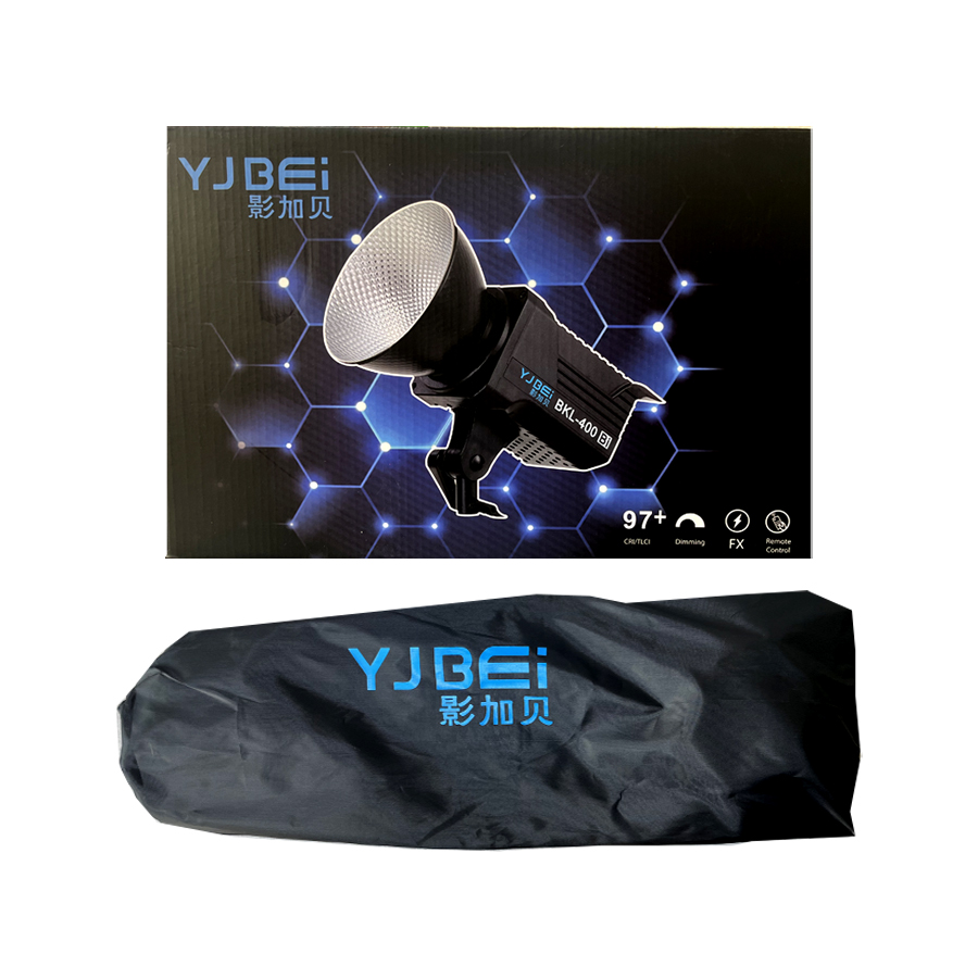ویدیو لایت به همراه سافت باکس YJBEI BKL-400 bi COB video light 60 *90 - Image 2
