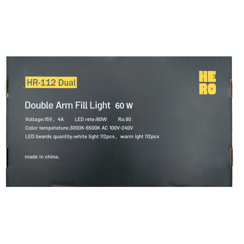 نور ثابت ال ای دی هیرو HERO HR-112 DUAL LED - Image 2