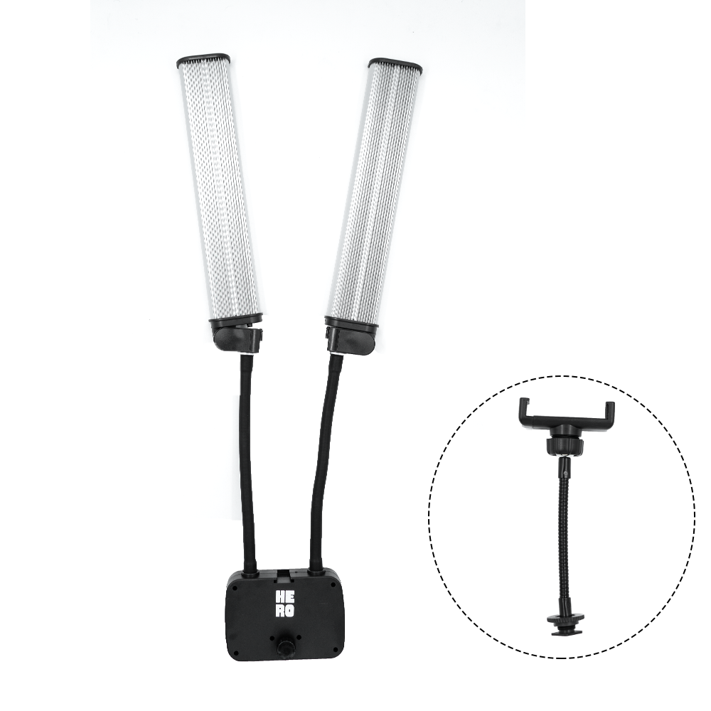 نور ثابت ال ای دی هیرو HERO HR-112 DUAL LED - Image 7