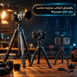 راهنمای انتخاب سه‌پایه مناسب برای انواع دوربین‌ها